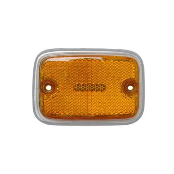   Oldal fényviszzaverö búra, elsö, narancs/ezüst, T2 08/70-07/72