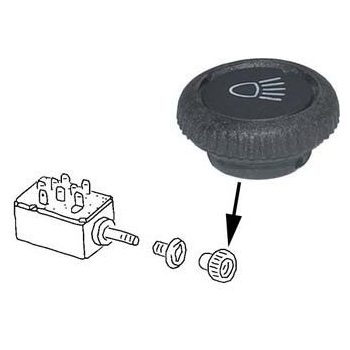 Világitás kapcsolóra gomb, Bogár 68- 