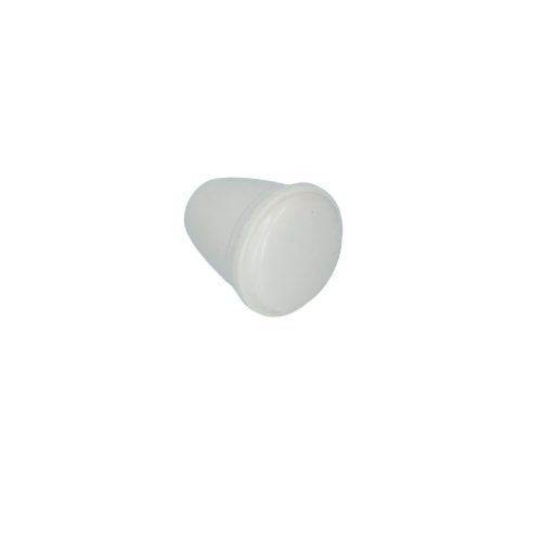 Lámpakapcsoló gomb, elefántcsontszínü, 5mm-es, Bogár/KG/T2 -07/66