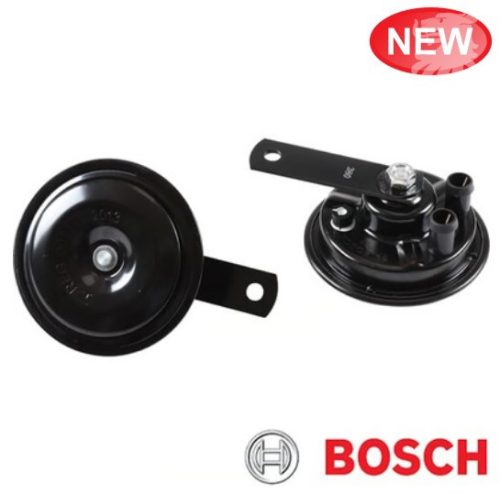 12 Volt horn set, black, BOSCH
