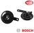 12 Volt horn set, black, BOSCH