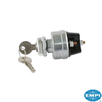   Gyújtáskapcsoló + kulcs, univerzális, 6volt és 12volt hoz is jó.