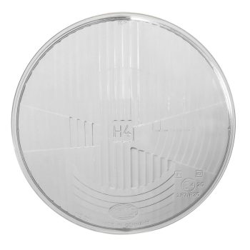   Fényszóró búra, H4, HELLA, P45t, átlátszó, db., Bogár 07/67-, T2 08/67-07/79, Typ3, Typ181 (Bal kormányoshoz)