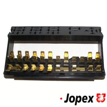    Biztosítéktábla 12 részes, relétartóval, Classic Line minöség, Bogár 08/72-töl, T25/T3 05/79-07/92 