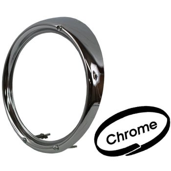 Fényszóró keret, króm, 68-, 3 csavaros