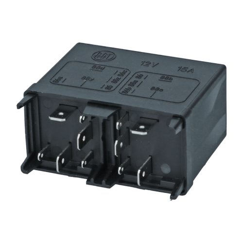 Elektromos benzinpumpa relé, 11 lábú (injektoroshoz) Bogár 08/75-07/79  T2 08/75-07/83
