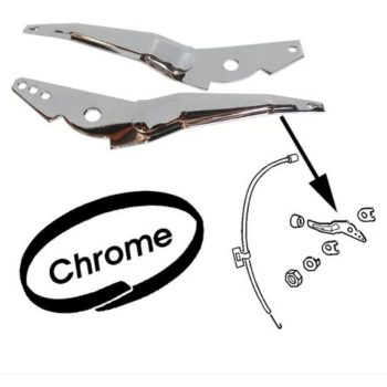 Fütéskar, króm, Bogárhoz, párban 