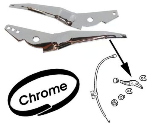 Fütéskar, króm, Bogárhoz, párban 