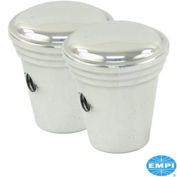   Elsö ülés állítókar gomb készlet, Billet Style, alumínium, 2 db, Bogár 1.2-1.6 08/66-07/75, Typ181 1.5-1.6 09/69-02/79, KG 1.2-1.6 08/55-07/74, T2 1.6-2.0 08/67-07/79  