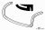 Engine hood gasket for 55-74 KG