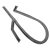 Door pillar seal, left, KG