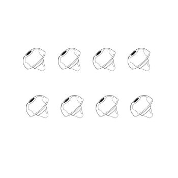 Glass vibration damping rubber in the door 8pcs KG
