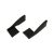 Waterproof rubber for top of B pillar, KG convertible (pair)