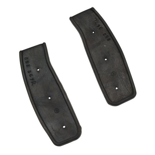 Waterproof rubber for top of B pillar/bottom of chrome rail, KG coupe (pair)