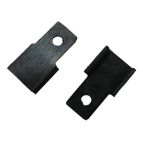 Rubber seal on top of chrome rail on rear opening window B pillar, KG 08/59-07/71 (pair)