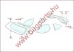 Seal between body and window rubber molding, for KG Typ14 and Typ34, 08/59-07/71 (pair)
