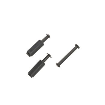 Door stop pin and roller set, for 1 door, Karmann Ghia