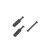 Door stop pin and roller set, for 1 door, Karmann Ghia