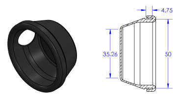Main cable routing under the rear seat, Premium quality! Beetle 07/65-08/79