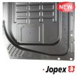 Floor panel, right, Karmann Ghia 08/55-07/63, Factory quality