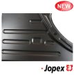 Floor panel, right, Karmann Ghia 08/55-07/63, Factory quality