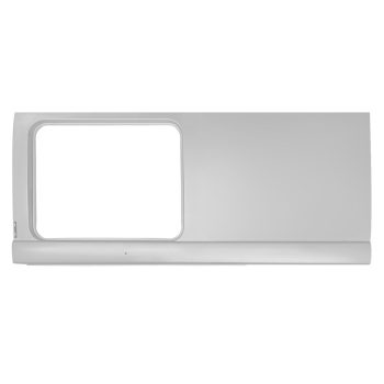 Side window repair panel short, left, Silver panel
