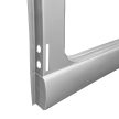 Oldalablak javító panel rövid, bal, Silver panel