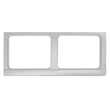 Side window repair panel short, outer, right, Silver panel