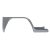 Front fender, complete, right, T2 08/71-07/72, premium quality