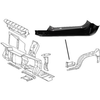   Elsö belépö alsólemez, bal, T25 05/79-07/92, eredeti minöség