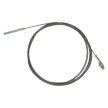 Throttle cable 2530mm, Typ3, for single carb.