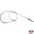 Gázbowden 3980mm, T25 D/TD 08/82-08/92 JX/CS/KY , Classic Line
