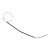Handbrake cable, Beetle 550/1799mm, 1303 02/75- (Swedish model)