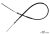 Handbrake cable rear T25 02/85-08/92 Left 16" syncro Custom order, ask for price!