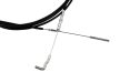Fütésbowden, bal T2 08/72-07/79 (T1 motor) 4330mm, jobb kormányos