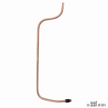 Fuel pipe, 8 mm, 25HP chassis/pump