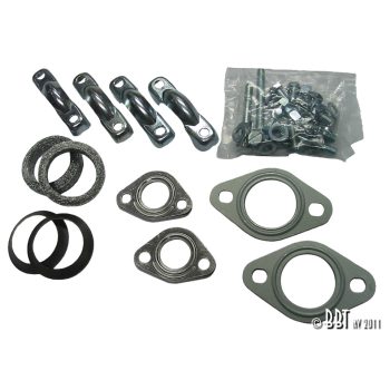 Exhaust clamp set, -60, 25-30 HP (single)
