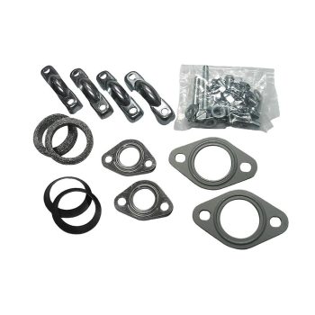Exhaust clamp set, 25-30 HP (double clamp) HJS