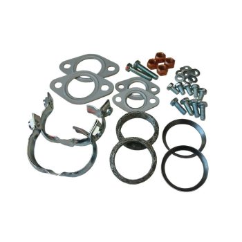 Exhaust clamp set, T2 08/62-