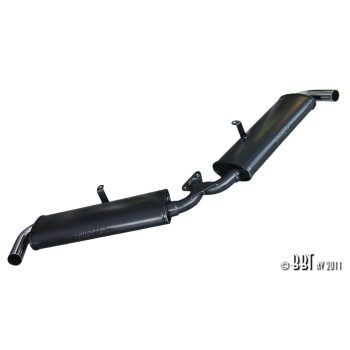 Exhaust muffler sport double (drum only)