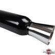 Exhaust muffler for BAJA, double, black + chrome end, BUGPACK