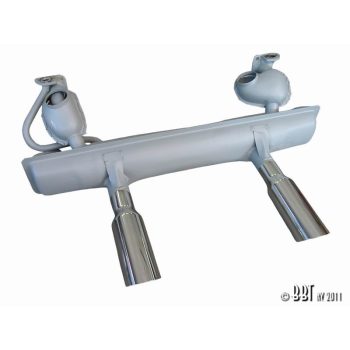 Exhaust muffler, 1200cc, sports