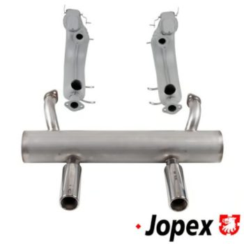 Sport exhaust set, heating with drum,