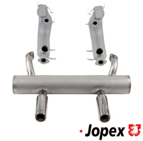 Sport exhaust set, heating with drum,