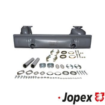   Exhaust muffler with complete installation kit, 1300cc, for AR engine, OE quality