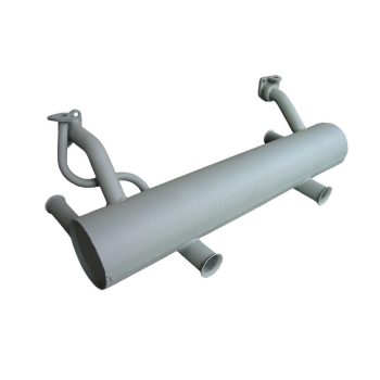 Exhaust muffler, 30HP, 2 pipes, Beetle 06/56-06/60