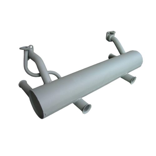 Exhaust muffler, 30HP, 2 pipes, Beetle 06/56-06/60