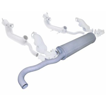 Exhaust muffler T25 1.6 (CT/CZ) 07/80-12/82