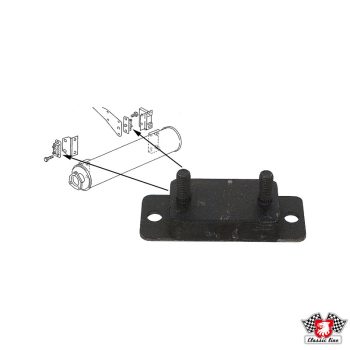 Rubber mount for muffler, T25 Diesel