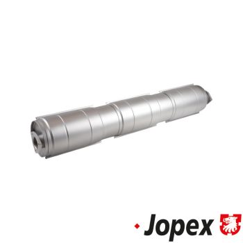   Exhaust muffler, factory style, stainless, T25 1.9 DF/DG 08/82-07/92, 2.1 DJ 08/84-07/92